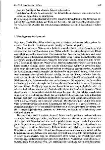 Vorschauseite 5: Zur Ethik von ethischen Leitlinien: Sind sie die richtige Antwort auf moralisch schwierige Entscheidungssituationen im Krankenhaus und warum sollten Ärzte sie befolgen?