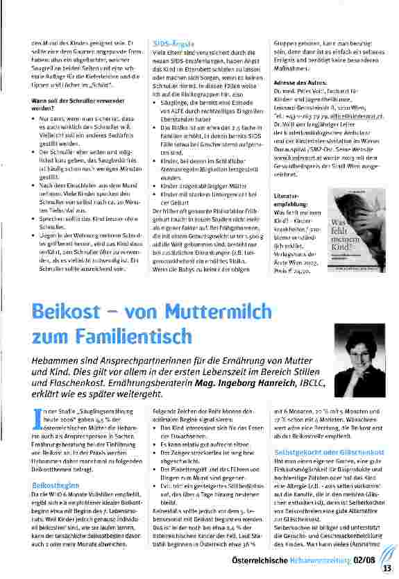 Vorschauseite 4: Schlafen und wachen, pflegen und versorgen
