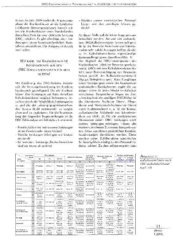 Vorschauseite 2: DRG-ERLÖS-ORIENTIERTES PERSONALBUDGET IN ANÄSTHESIE UND INTENSIVMEDIZIN