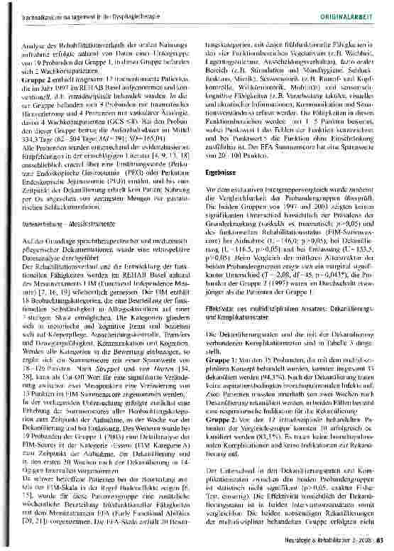 Vorschauseite 5: Trachealkanülenmanagement in der Dysphagietherapie: Evaluation eines multidisziplinären Interventionsansatzes