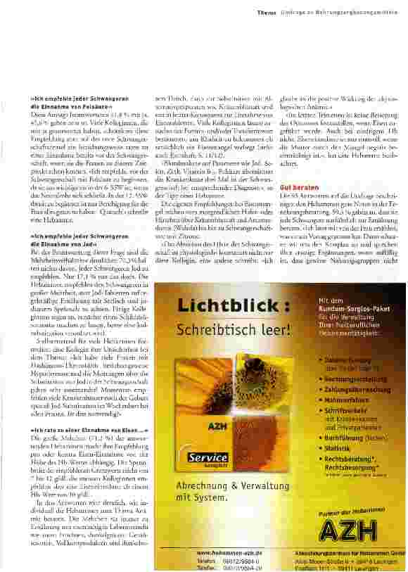 Vorschauseite 2: Verwirrende Empfehlungen