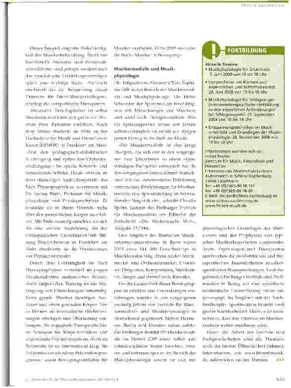 Vorschauseite 2: Musik ist Sport? Aber sicher!