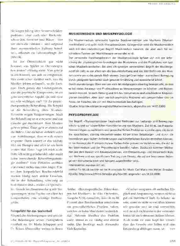 Vorschauseite 4: Musik ist Sport? Aber sicher!