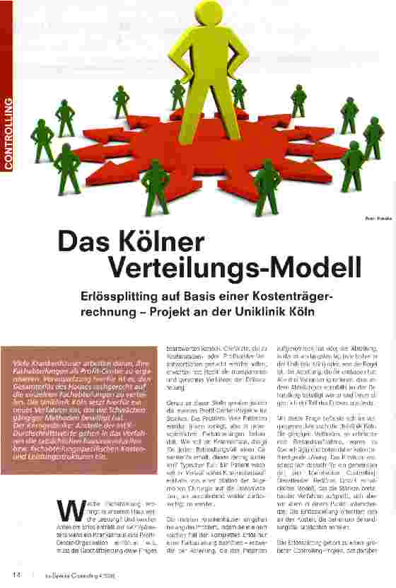Vorschauseite 1: Das Kölner Verteilungs-Modell