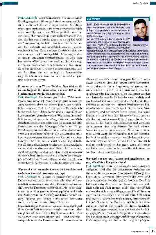 Vorschauseite 2: Beschäftigte gegen alltägliche Brüche der Schweigepflicht absichern