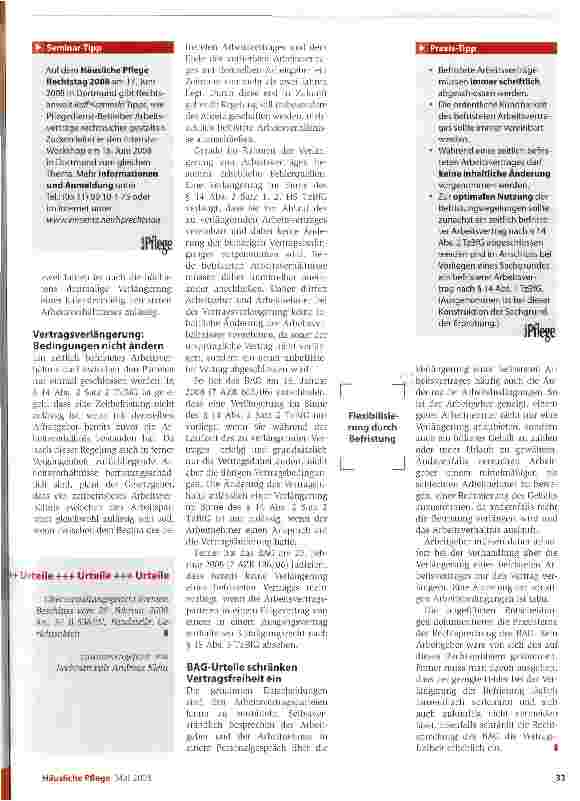 Vorschauseite 3: Nur verlängern, nicht ändern