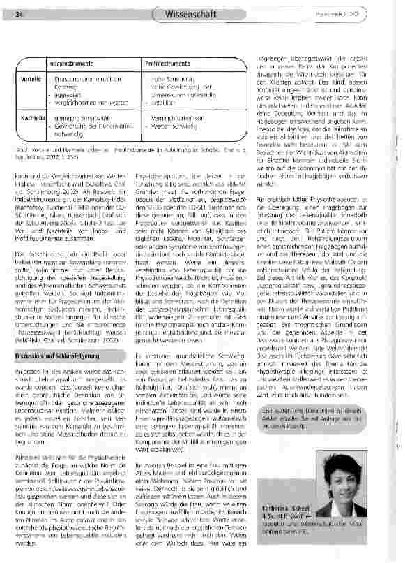 Vorschauseite 4: Gesundheitsbezogene Lebensqualität als Studien-Parameter