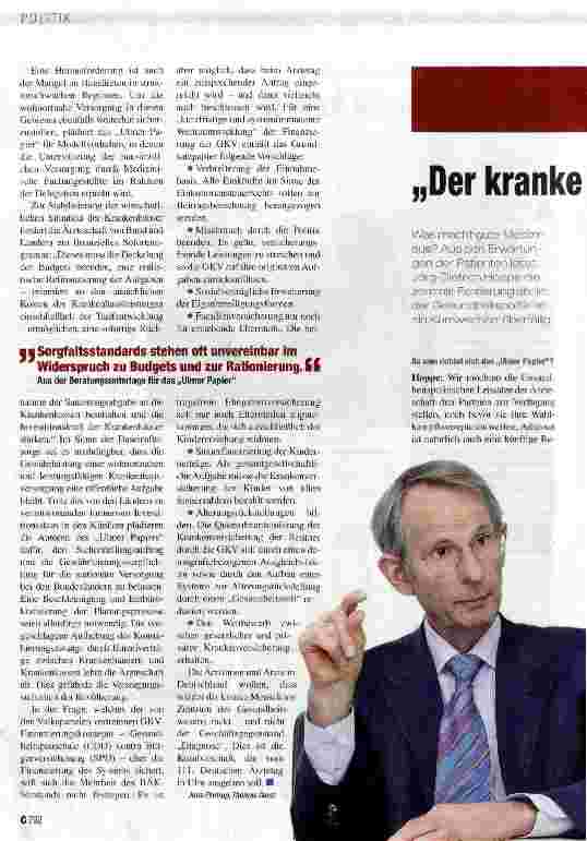 Vorschauseite 2: Gute Medizin ist kein Industrieprodukt