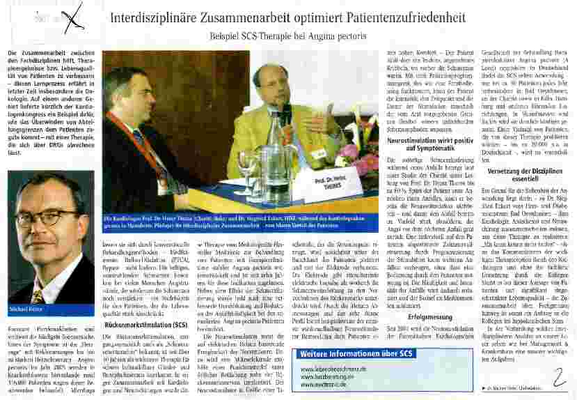 Vorschauseite 1: Interdisziplinäre Zusammenarbeit optimiert Patientenzufriedenheit