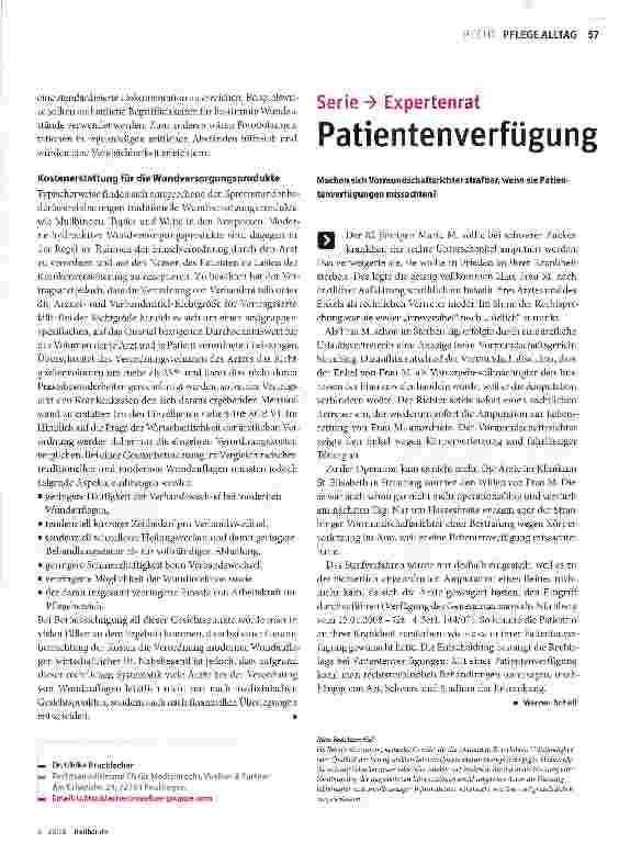 Vorschauseite 2: Wer trägt die Verantwortung?