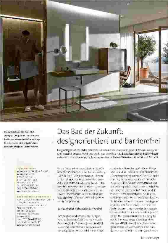 Vorschauseite 1: Das Bad der Zukunft: designorientiert und barrierefrei