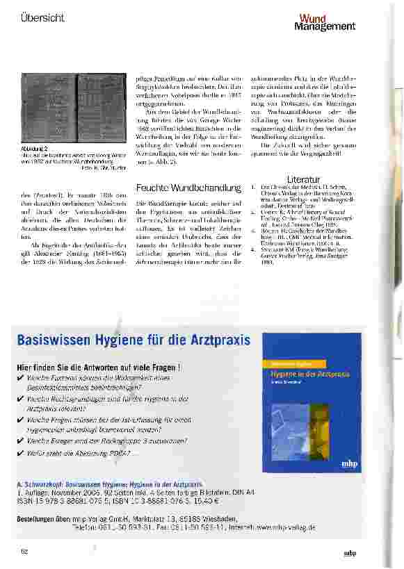 Vorschauseite 3: Blick in die Geschichte der Wundheilung
