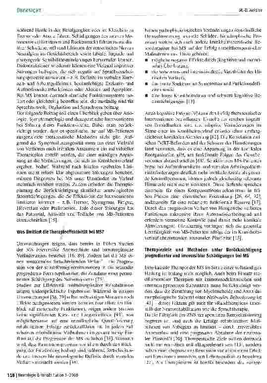 Vorschauseite 2: Sprachtherapie bei Multipler Sklerose-Symptomorientiertes und umgekehrt symptomorientiertes Training bei dysarthrischen, dysphagischen, aphasischen und kognitiven Beeinträchtigung…