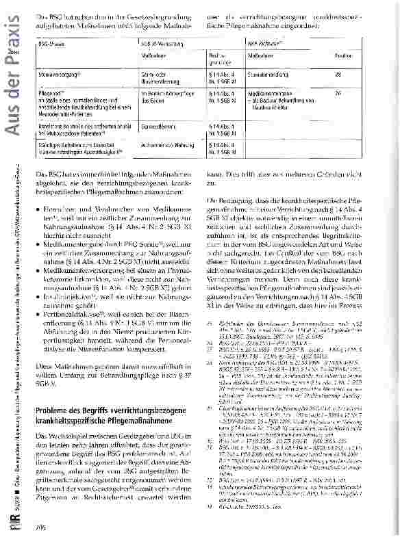 Vorschauseite 5: Dauerproblem Abgrenzung häusliche Pflege und Krankenpflege -Auswirkungen der Änderungen im Rahmen des GKV-Wettbewerbsstärkungs-Gesetz