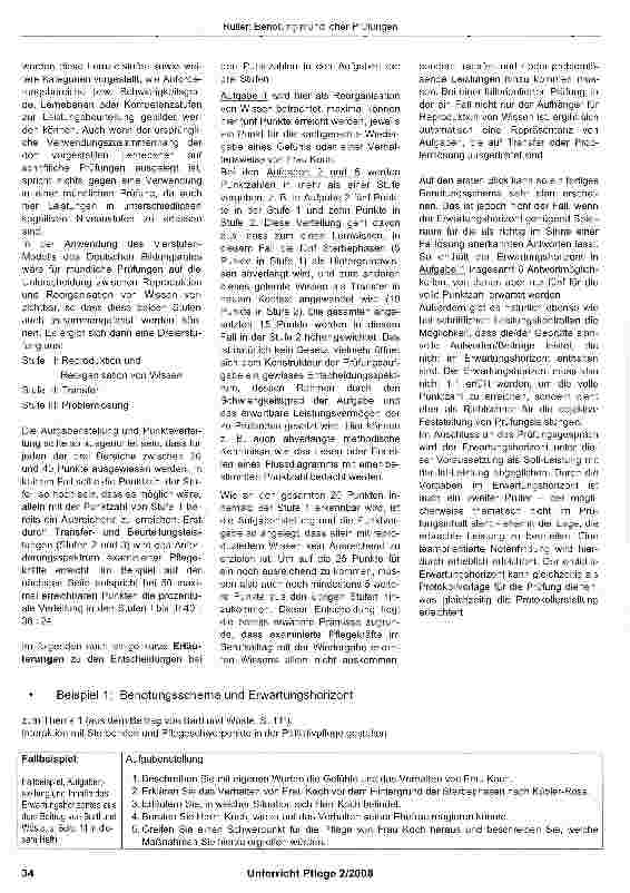 Vorschauseite 2: Benotung mündlicher Prüfungen