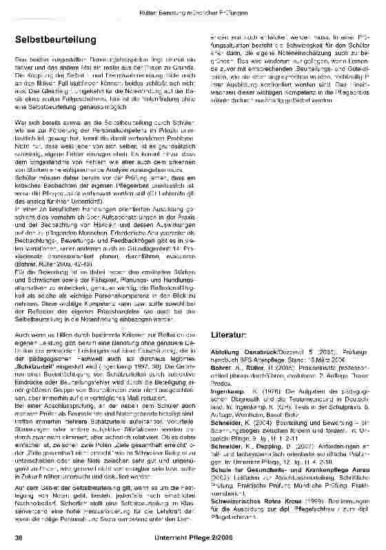 Vorschauseite 6: Benotung mündlicher Prüfungen