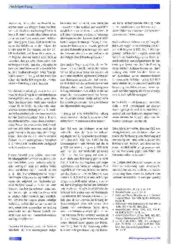 Vorschauseite 4: Garantenpflicht des Betreuers zur Verhinderung von Straftaten
