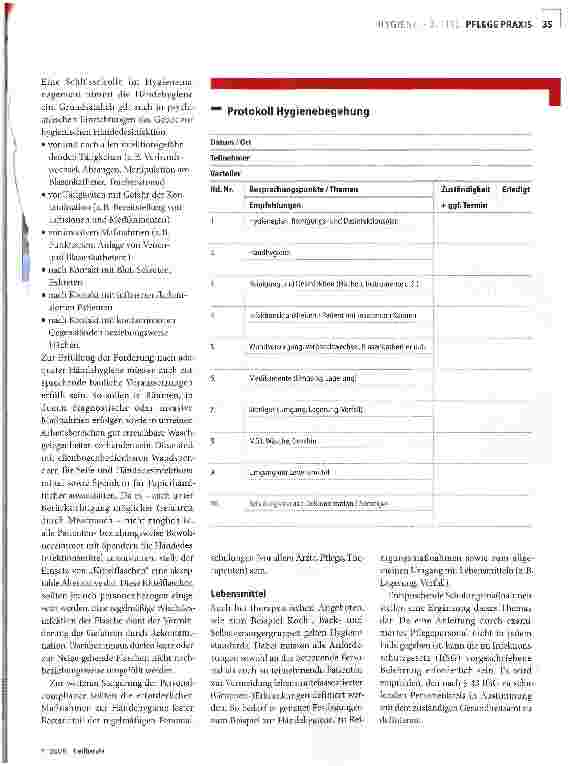 Vorschauseite 2: Hygiene in der Psychiatrie