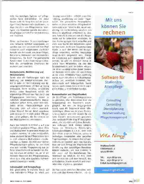Vorschauseite 2: Die Pflege-Charta Die Pflege-Charta aus der Sicht der Pflegenden, Eine kritische Stellungnahme