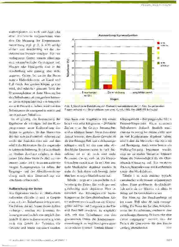 Vorschauseite 5: Ambulante physiotherapeutische Prävention des Metabolischen SyndromsTeil 2: Planung, Durchführung und Evaluation
