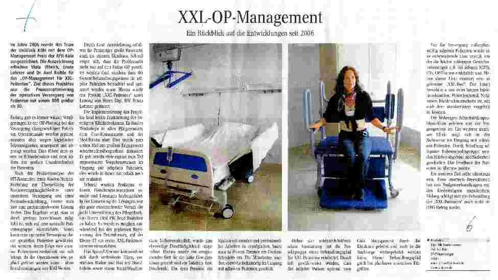 Vorschauseite 1: XXL-OP-Management.Ein Rückblick auf die Entwicklungen seit 2006