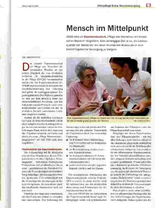 Vorschauseite 1: Mensch im Mittelpunkt