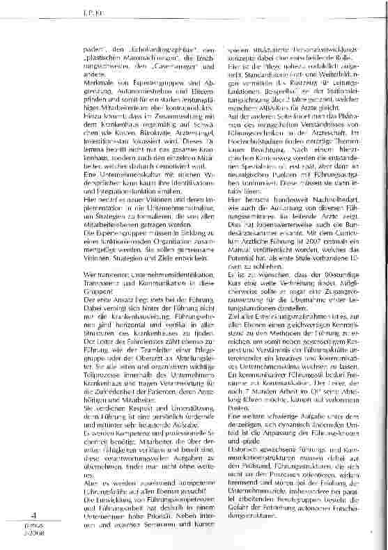 Vorschauseite 2: ÄRZTE UND PFLEGE -NEUE ROLLEN FÜR DIE ZUKUNFT?