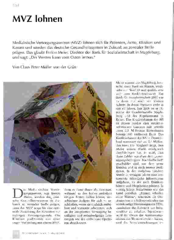 Vorschauseite 1: MVZ lohnen