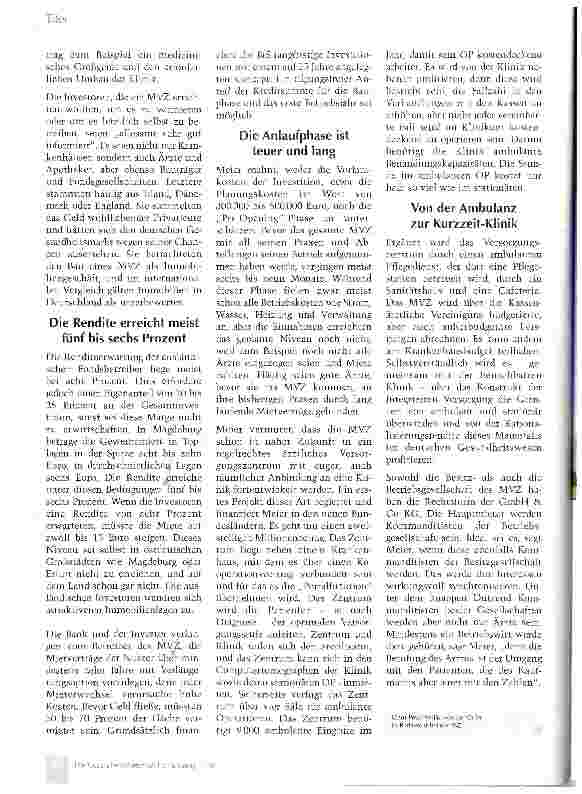 Vorschauseite 3: MVZ lohnen