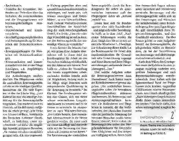 Vorschauseite 2: Reicht das Qualifikationsprofil?