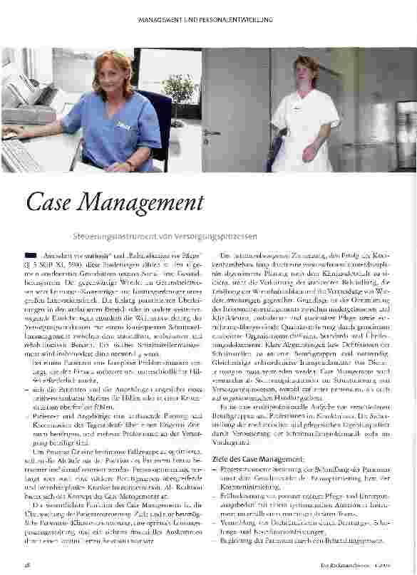 Vorschauseite 1: Case ManagementSteuerungsinstrument von Versorgungsprozessen
