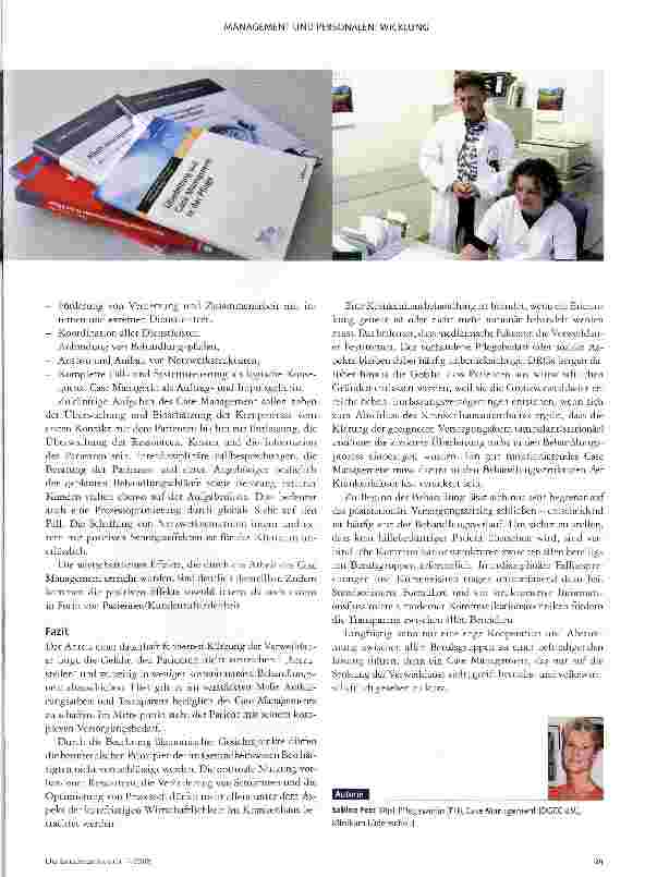 Vorschauseite 2: Case ManagementSteuerungsinstrument von Versorgungsprozessen