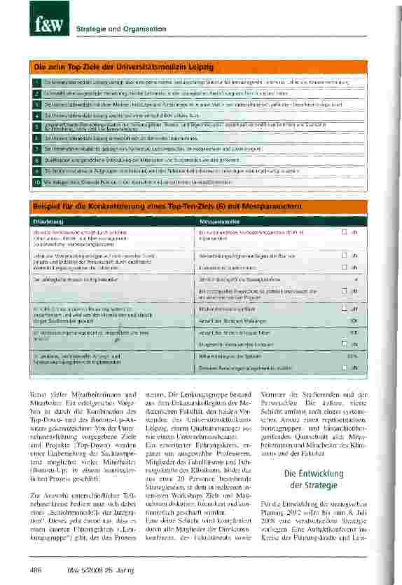 Vorschauseite 2: Von der Vision zum ProjektzielUniversitätsmedizin Leipzig 2012: Herausragende Forschung und Lehre als Basis für eine optimale Gesundheitsversorgung