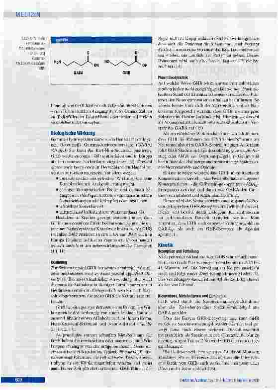 Vorschauseite 2: Liquid Ecstasy - ein relevantes Drogenproblem