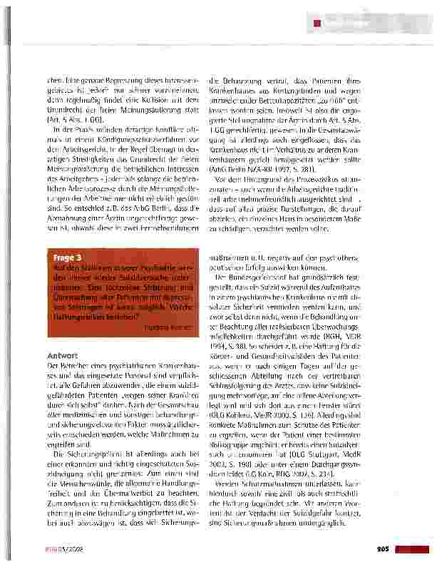 Vorschauseite 5: Einsichtnahme von Patienten in die Originalbehandlungsunterlagen