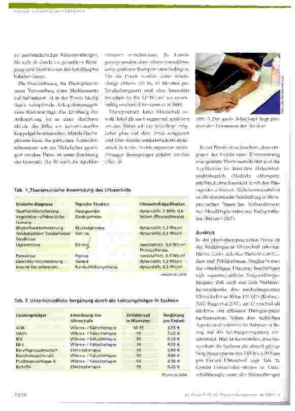 Vorschauseite 3: Uner(ge)hört wirksam Die therapeutische Anwendung des Ultraschalls
