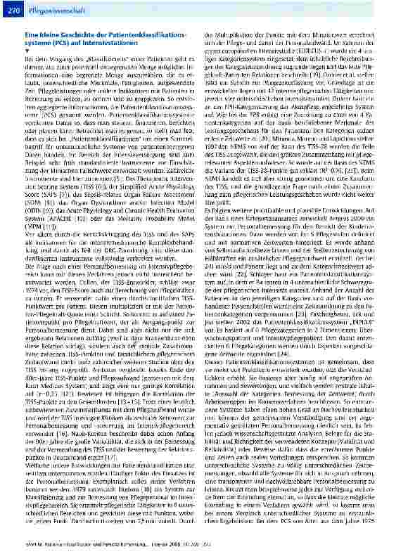 Vorschauseite 2: Patientenklassifikation und Personalbemessung auf Intensivstationen