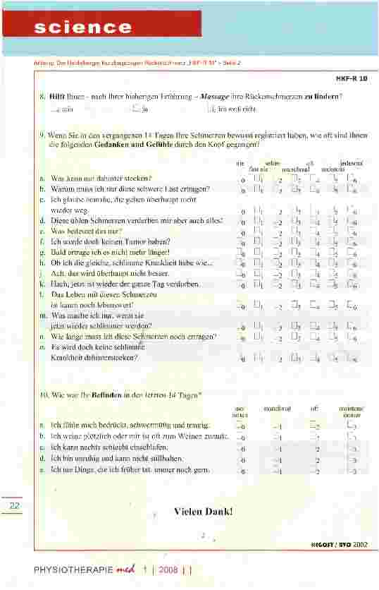 Vorschauseite 6: Wissenschaft im therapeutischen Alltagganz praktisch