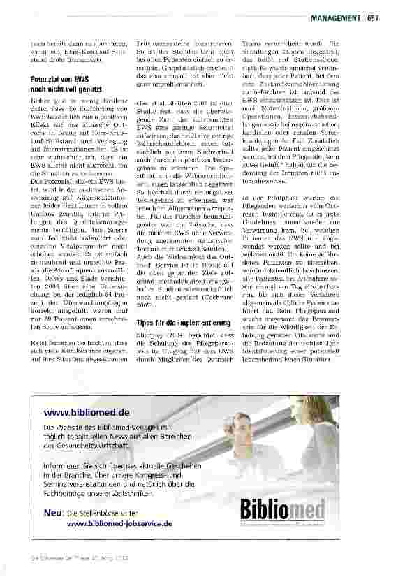 Vorschauseite 4: Early Warning Score Frühwarnsystem für Allgemeinstationen