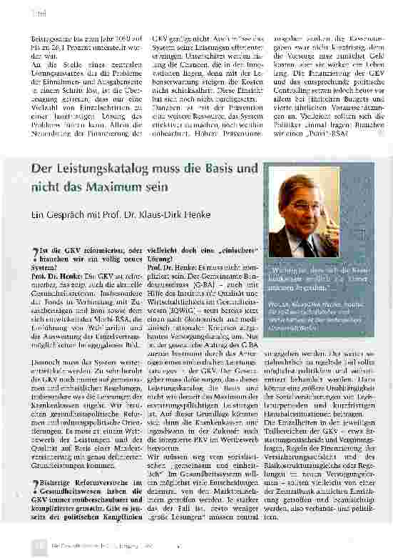Vorschauseite 2: Nur demografiefest ist gerecht
