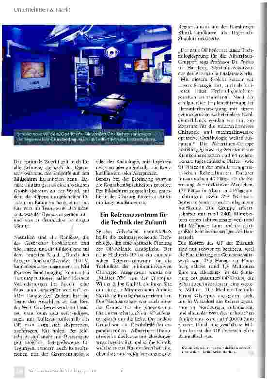 Vorschauseite 3: Ein OP aus Glas und Hightech