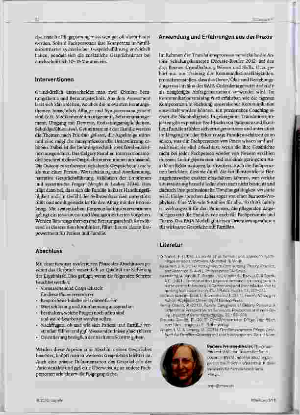 Vorschauseite 4: Empowerment durch FamiKenzentrierte Pflege mit dem BAIA-Modell
