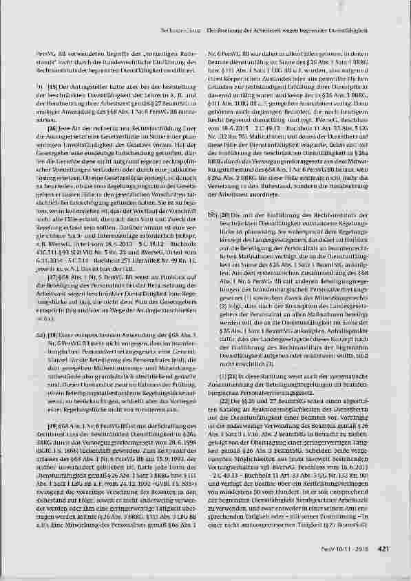 Vorschauseite 4: Herabsetzung der Arbeitszeit wegen begrenzter Dienstfähigkeit