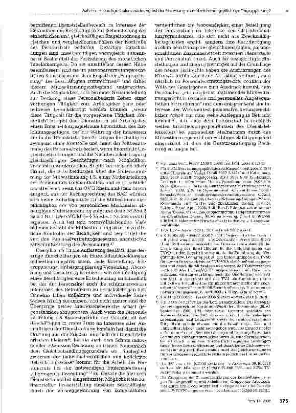 Vorschauseite 6: Erstmalige Stufenzuordnung bei der Einstellung als mitbestimmungspflichtige Eingruppierung?
