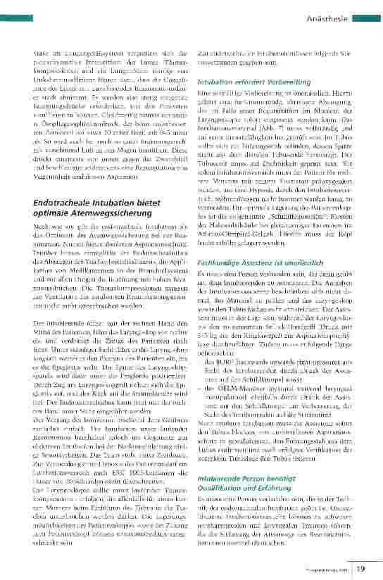 Vorschauseite 4: Airway-Management bei Reanimation Atemwege sicher freihalten
