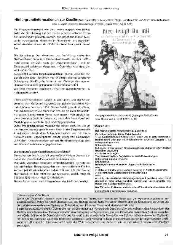 Vorschauseite 4: Unterrichtsstunde: „Zivilcourage im Berufsalltag