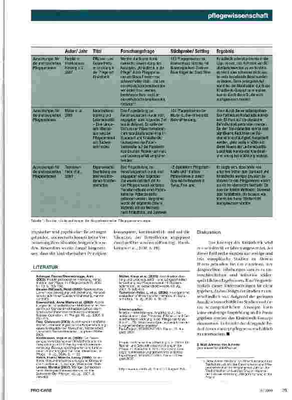 Vorschauseite 2: Kinästhetik-Konzept: Bedarf in Österreich Bewegungsunterstützung für erwachsene Patienten mit Bewegungseinschränkungen
