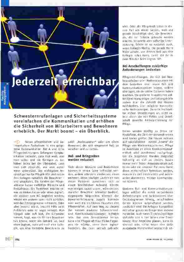 Vorschauseite 1: Jederzeit erreichbar