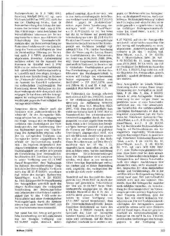 Vorschauseite 3: Zum Anspruch auf rechtliches Gehör