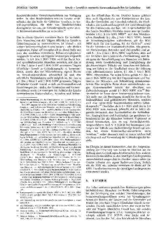 Vorschauseite 6: Gesetzlich normierte Kommunikationshilfen für Gehörlose